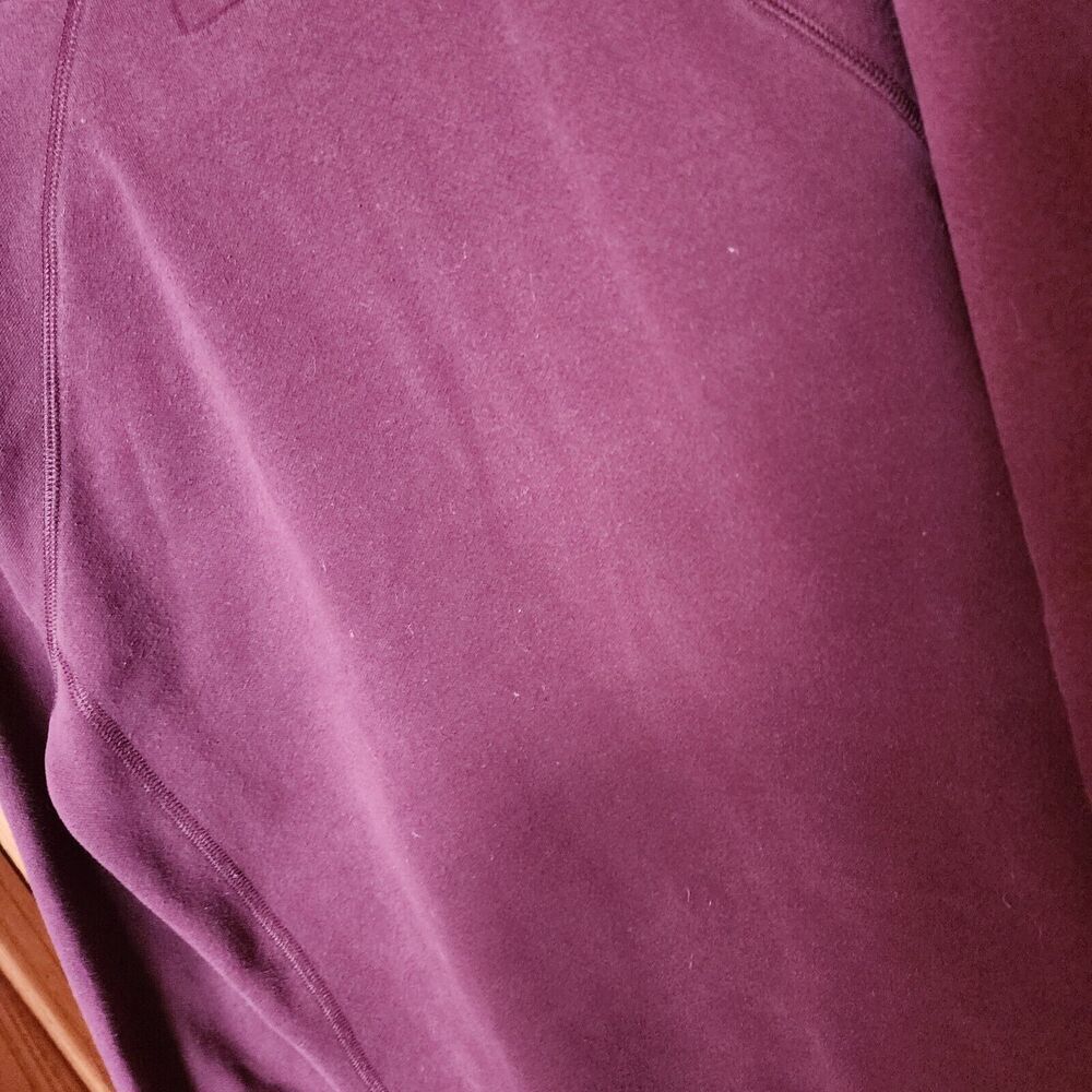Jansport Minnesota Sweatshirt Women's XL Burgundy 1/4 Zip Mock Neck Long Sleeves - Picture 11 of 11